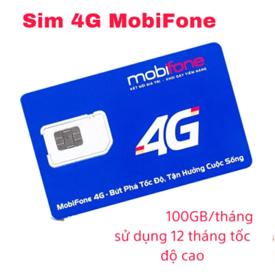 Sim 4G Mobifone 100GB / Tháng Trọn Gói 12 Tháng Tốc Độ Cao 5 Thang Tron Goi 12 Thang Toc Do Cao
