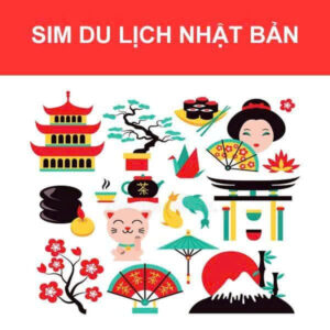 Sim du lịch Nhật Bản 15 ngày 10GB-20GB data