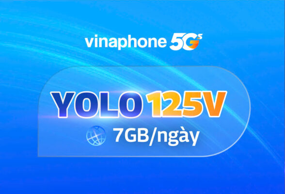 Sim 4g Vinaphone YOLO125V 7GB/1ngày trọn gói 3 tháng 3 sim yolo 7gb 1 ngay